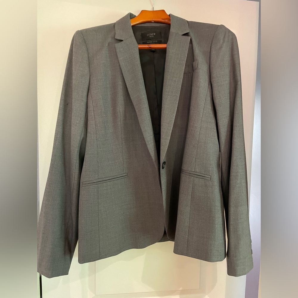 JCrew 365 gray pants suit, size 16T